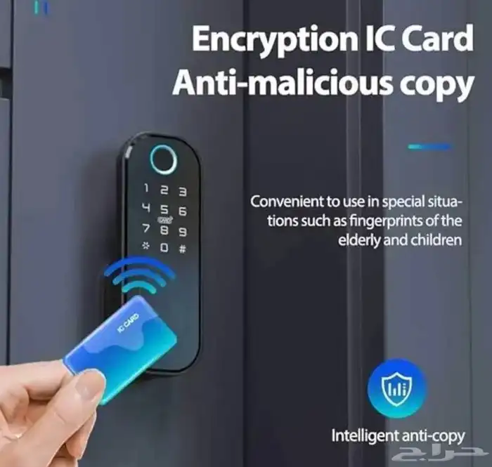 قفل باب الكتروني Smart ذكي 1