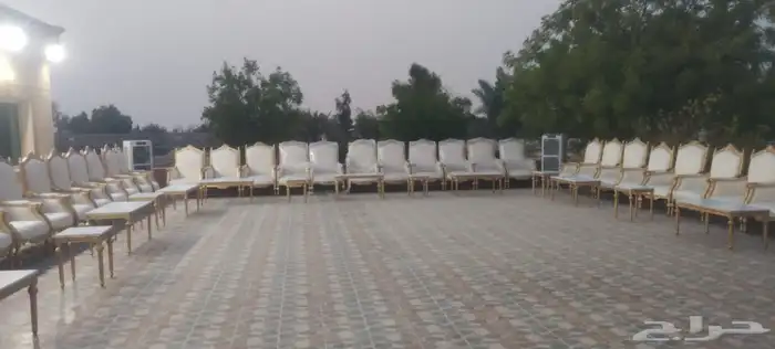 تأجير كراسي ملكي كراسي كنب ابيض وموخمل جلسات شعبية كراسي مغر 7