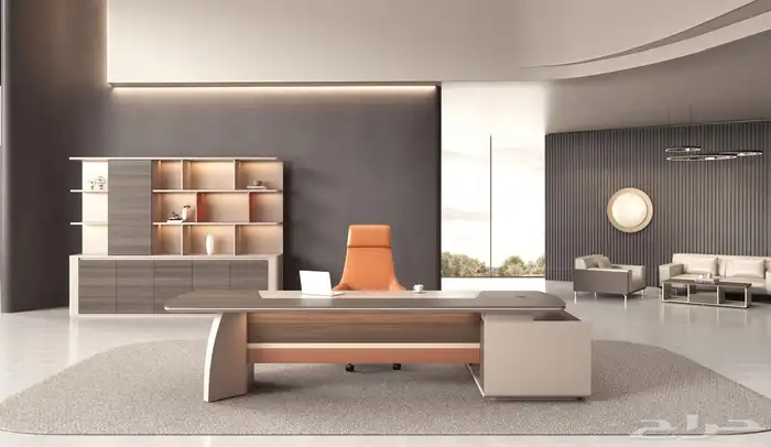 modern manager desk set and staff desks 29
