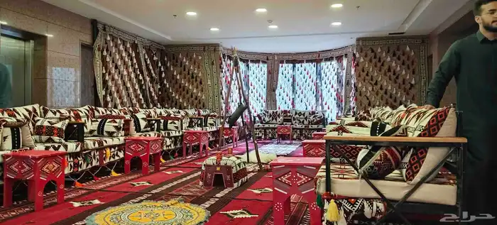 تاجير جلسات شعبيه واركان تراثيه وخيام وبيوت شعر 4