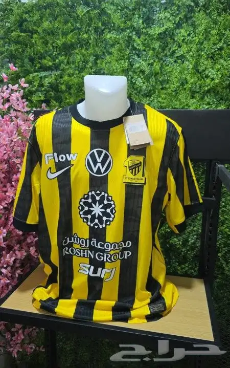 اطقم التمرين وتيشرت نادي الاتحاد خامه ممتاز وطباعه اسم حسب 3