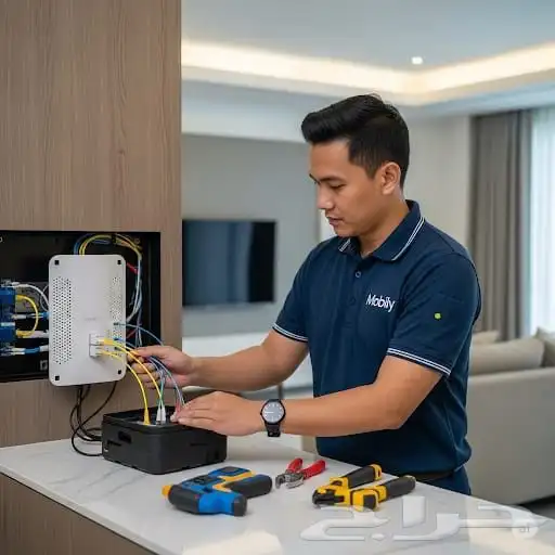 الياف بصرية مندوب اشتراكات زين سلام موبايلي stc.عروض نت 5G 5