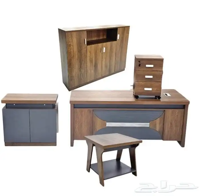 modern manager desk set and staff desks 8