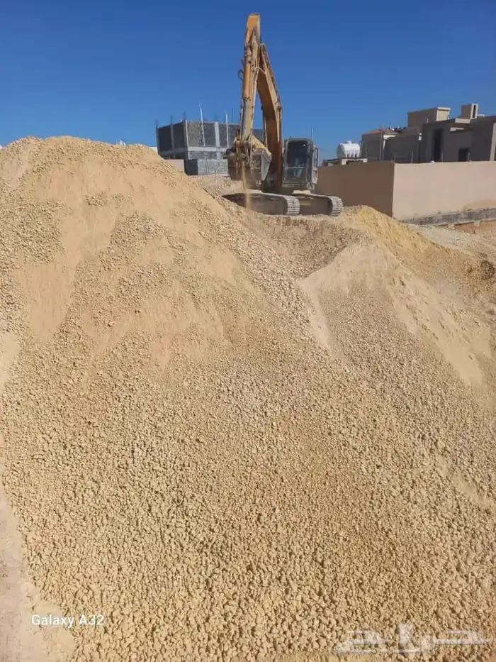 رمل احمر رمل بناء رمل لياسه بحص زيرو دفان 1