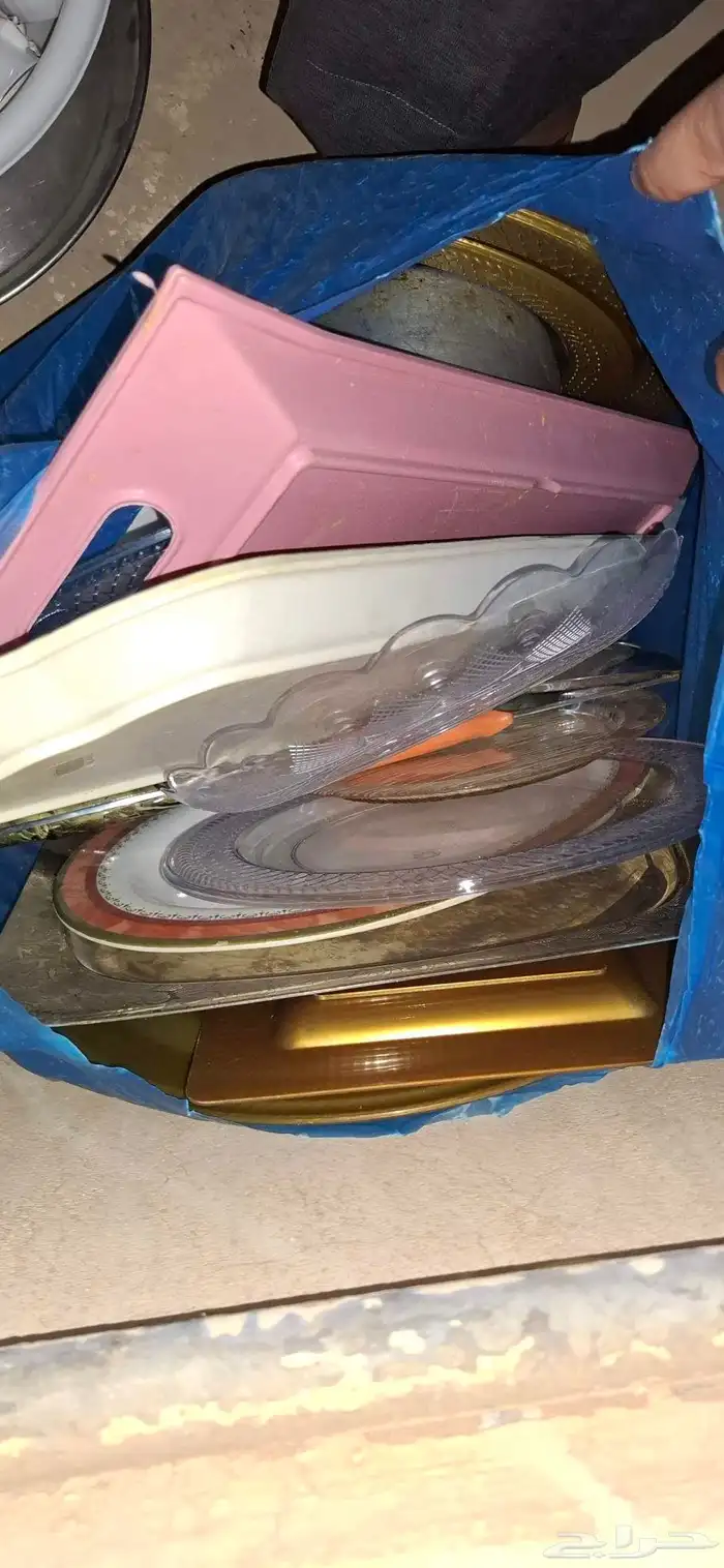مجموعه مواعين فيها جديد ومستعمل 5