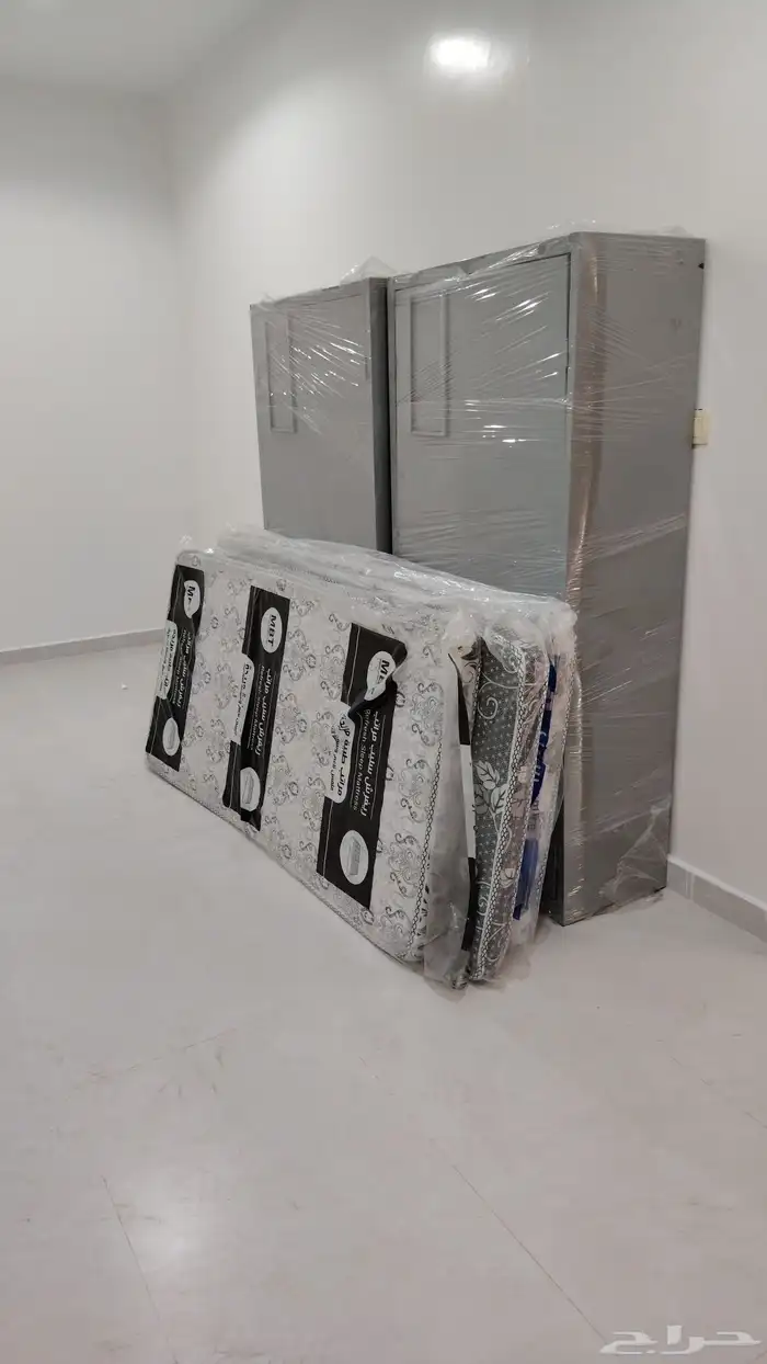 دولاب حديد مع سرير حديد مع مراتب مخده بطانيه سعر جمله 5