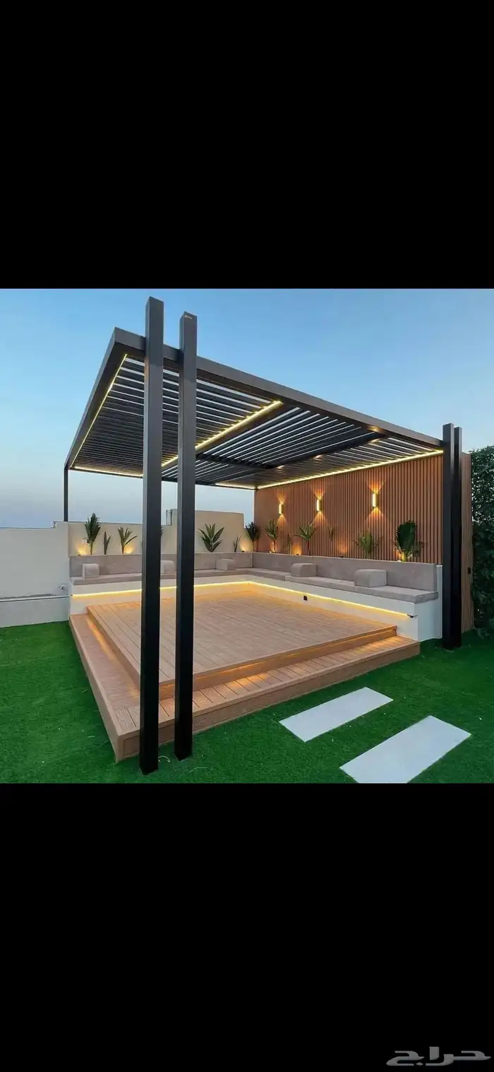 تكسيات بديل خشب وعشب 11