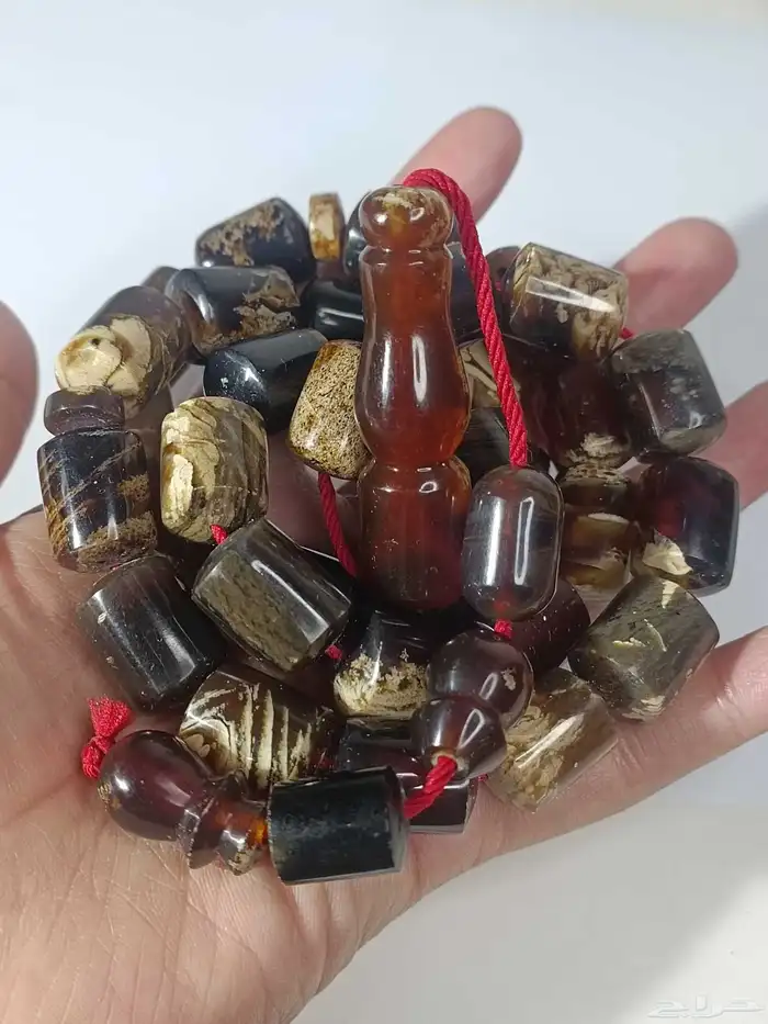 سبحة متحفية راهية كهرمان سومطري شجري 3
