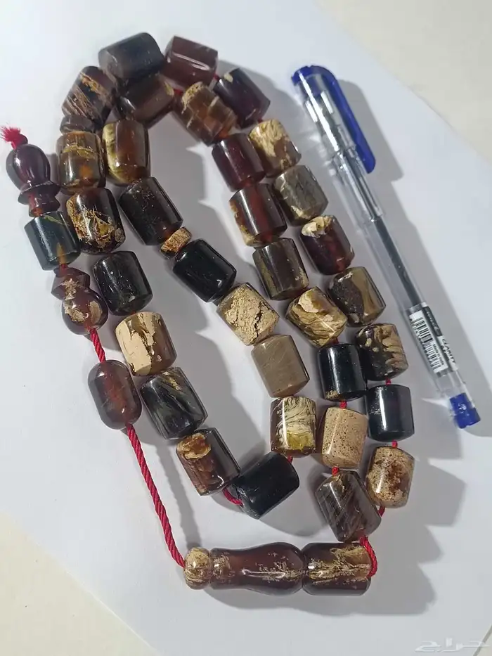 سبحة متحفية راهية كهرمان سومطري شجري 4