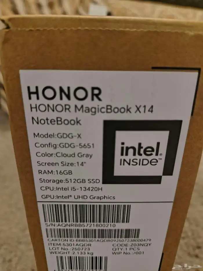 لابتوب HONOR Magic book X14 1