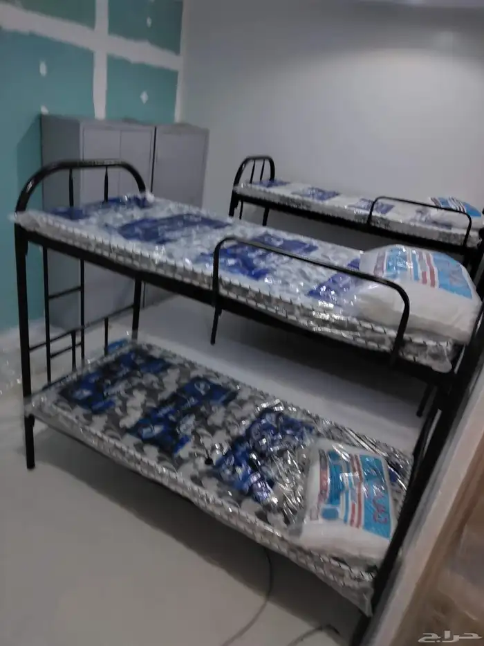 دولاب حديد مع سرير حديد مع مراتب مخده بطانيه سعر جمله 0