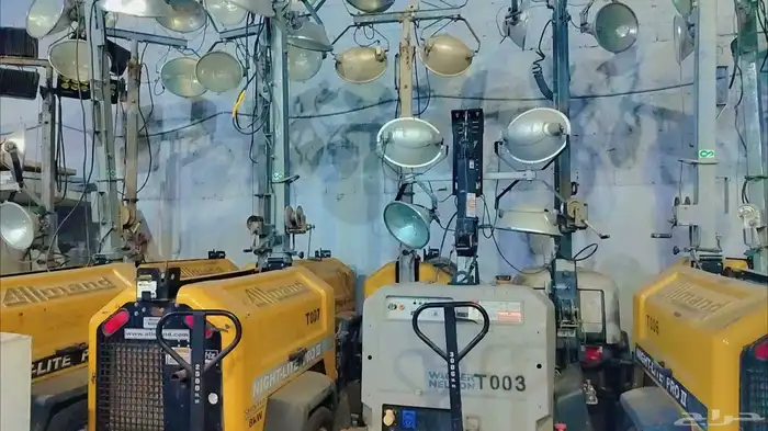 بيع  وايجار مولدات كهربائية حديثة  وتورلايت 3