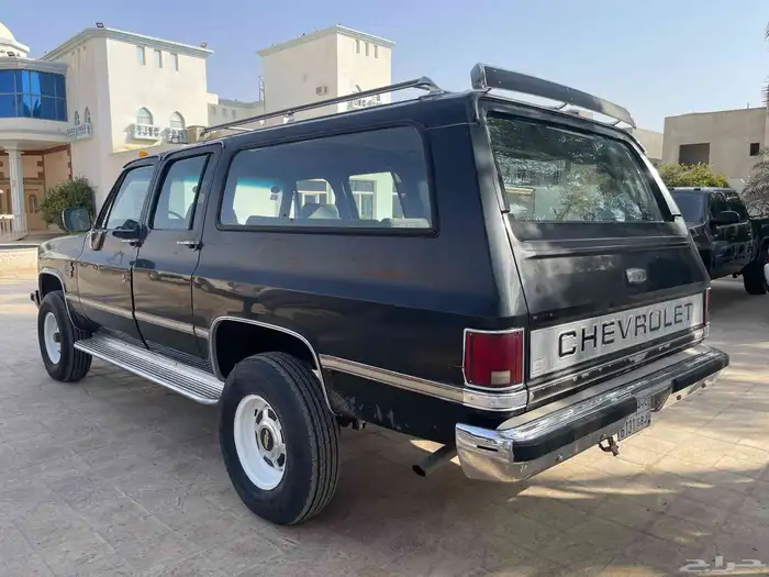 جمس صالون شفروليت سوبربان 1987 دبل نظيف 11