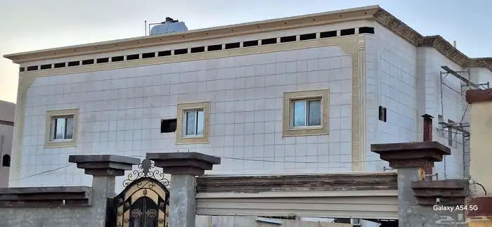 بديل الحجر لياسه ابيض مع تصميم الحجر 2
