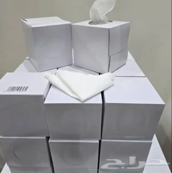مناديل علب مربع (24 عبوة   100 منديل مفرد) جملة 0