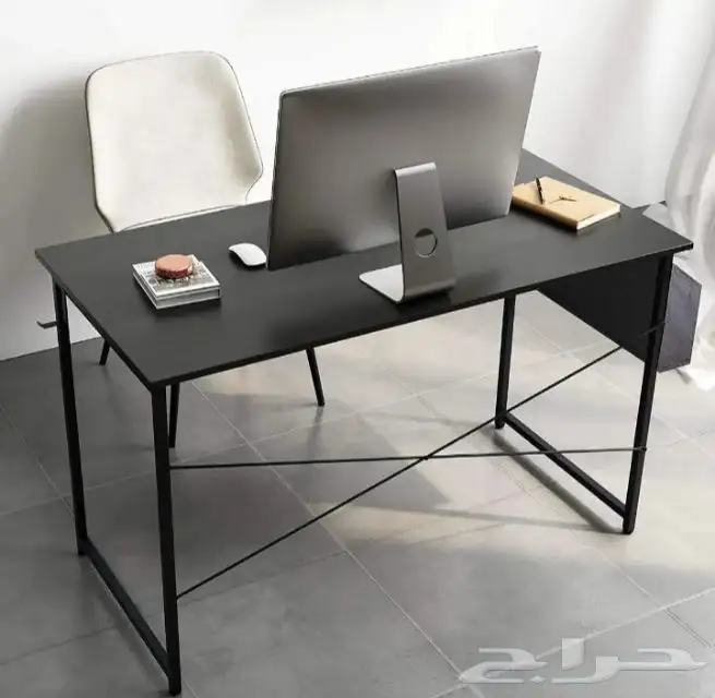 طاولة مكتبيه طاولة قيمنق عملية مع حقيبه جانبيه 120سم 150فقط 3