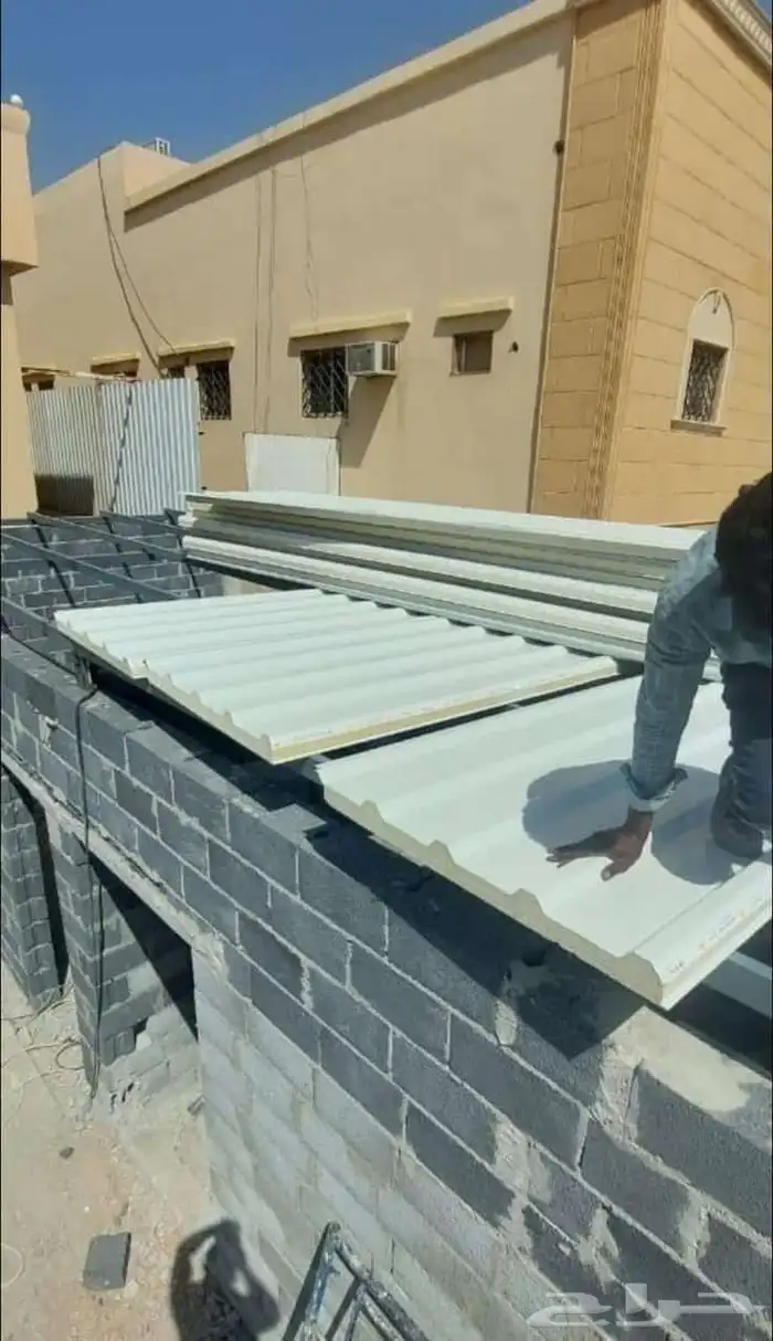تفصيل غرف ساندوتش بانل تركيب مظلات سيارات مجالس ساندوتش بانل 16