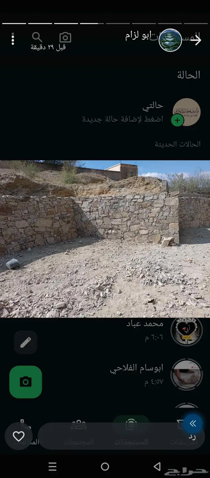 معلم حجر صغير وكبير ورباريب في الباحه 9