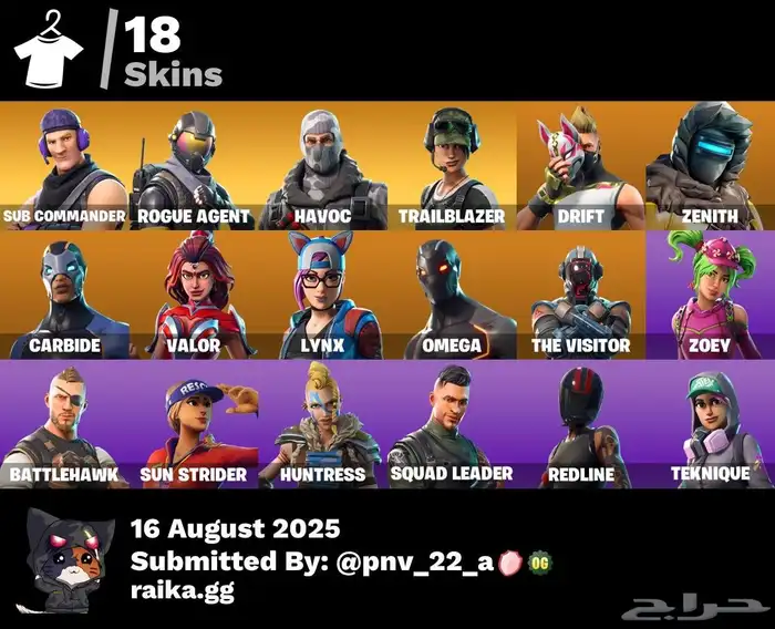 حساب فورت نادر 0