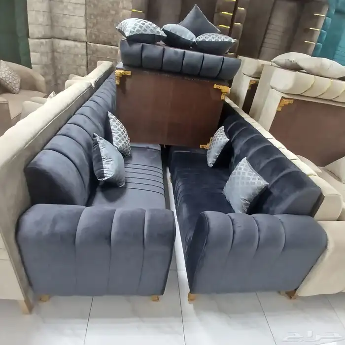 كنب جديد جاهز حرف ال و7نفر شامل التوصيل 29