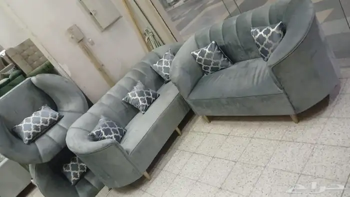 كنب جديد جاهز وبسعر المصنع شامل التوصيل 15