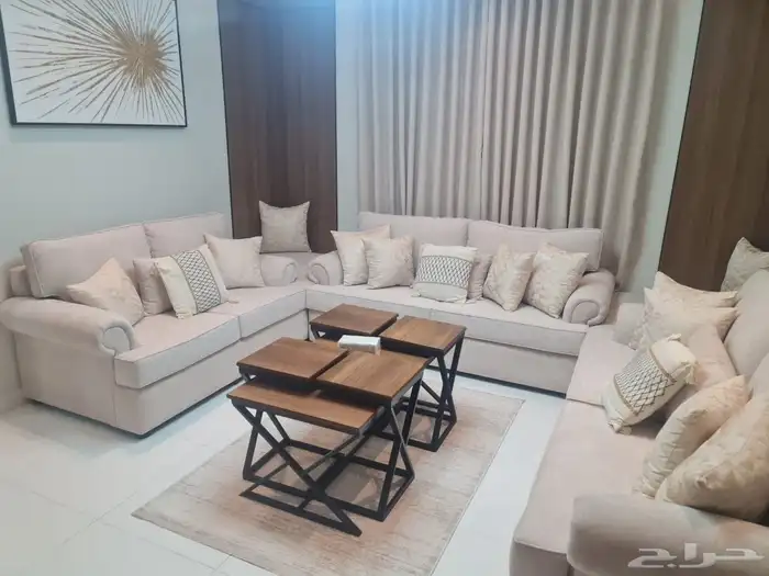 شقة مؤثثة للايجار vip خمس غرف الواحة السندس 2