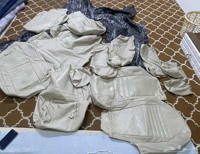 تلبيسة مراتب جلد وارضية دايموند   مسجل وديكور وشاشة سينك 2 0