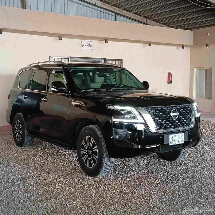 نيسان باترول لون اسود 2024__ SE2 سعودي 2