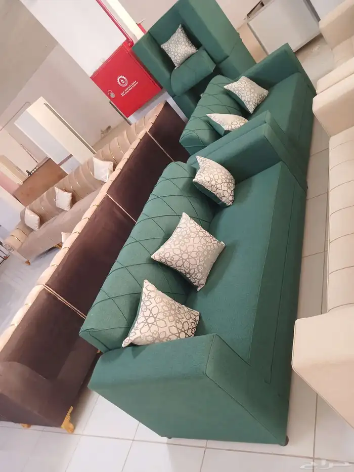 كنب جديد جاهز وبسعر المصنع شامل التوصيل 14
