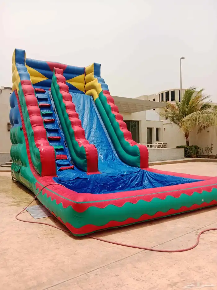 ايجار يومي ملعب صابوني زحليق نطيطات 1
