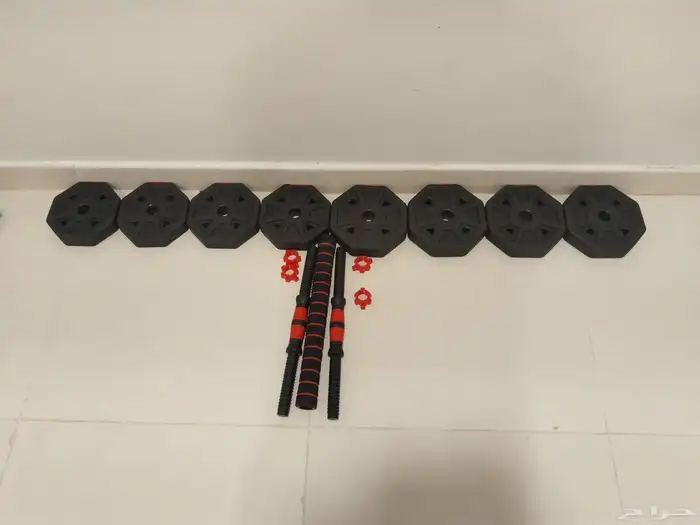 اثقال متوفر اثنين 20kg ...15kg جديدين 3