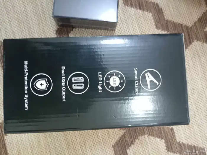 منفاخ اطارات مع اشتراك بطاريه ويوجد منفاخ هوا للنار والتنظيف 3