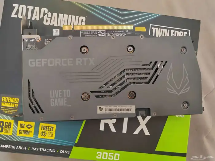 كرت شاشه 3050 8GB من ZOTAC 1