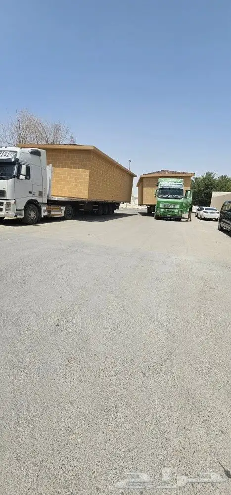 نقل بركسات غرف جاهزه سطحه ونش 3