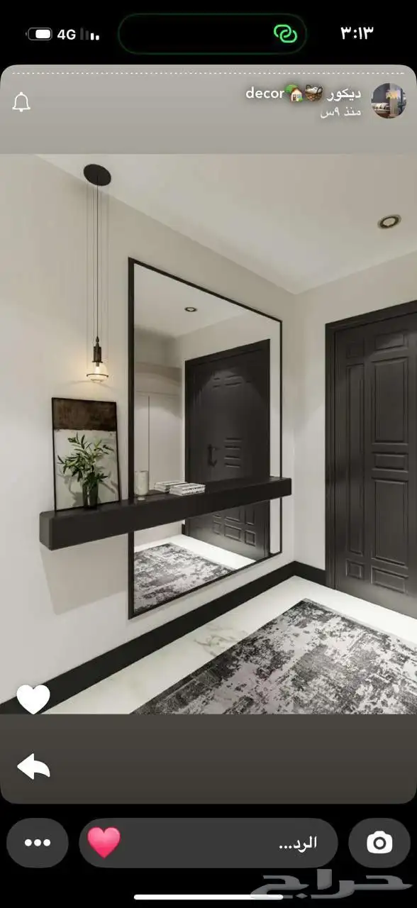 تفصيل. ابواب   غرف نوم ديكور شاشه في الجدر ماريه حسب طلب نف 4