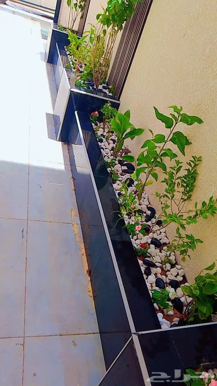 تنسيق حدائق بريده مظلات وجلسات وشلالات 15