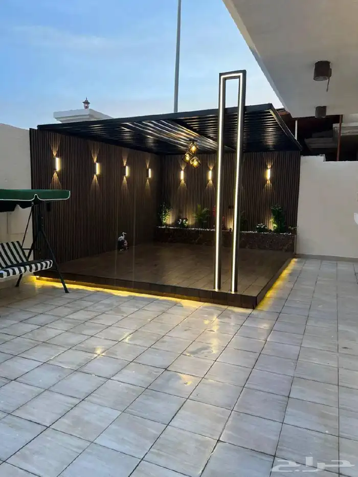 تصميم وتنفيذ شلالات عشب جدري خشب جدري احواض زرعيه بأقل الاسع 0