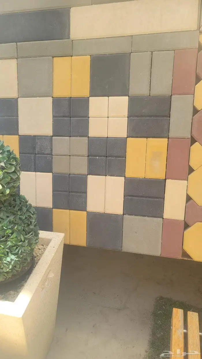 متوفر لدينا جميع مواد بناء بندوره انترلوك بلاط مصدات 6