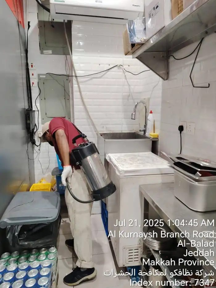 شركة مكافحة حشرات رش مبيدات مكافحة الصراصير بق وزغ وعتة وفئر 7