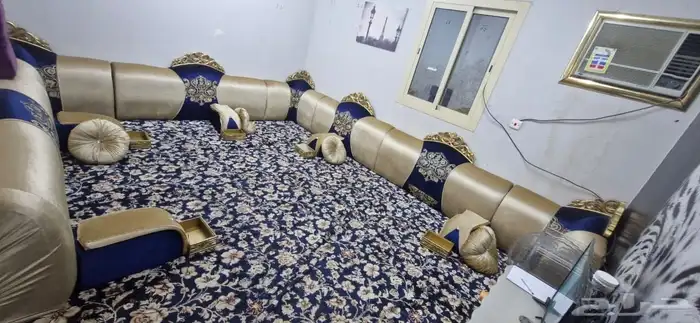 مجلس تفصيل 4.5 متر   3.5 متر بالسجاده 1