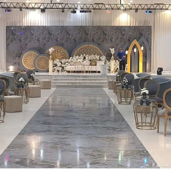 ممرات ممر زواج منصه ممر رخام ممر خشب بنر 17