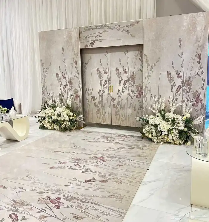 ممرات ممر زواج منصه ممر رخام ممر خشب بنر 9