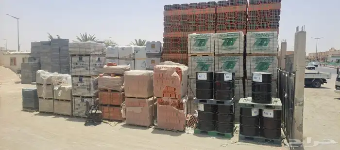 متوفر لدينا جميع مواد بناء بندوره انترلوك بلاط مصدات 25