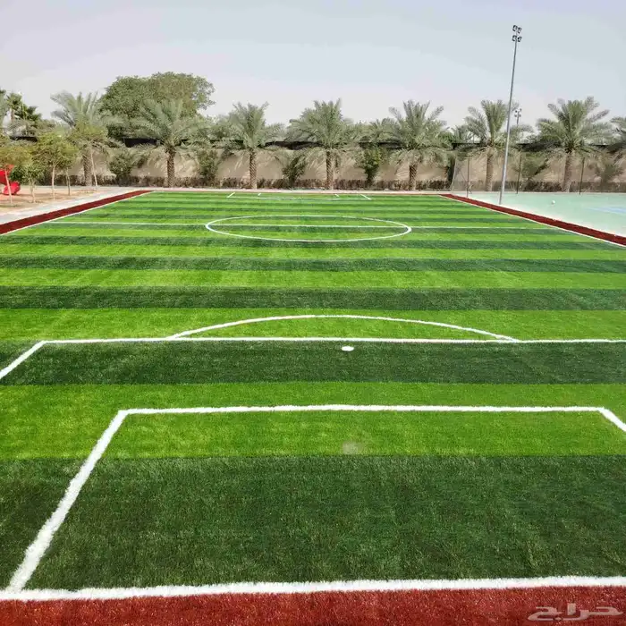 تنسيق حدائق تيل وملاعب المهندس ابو جنات 7