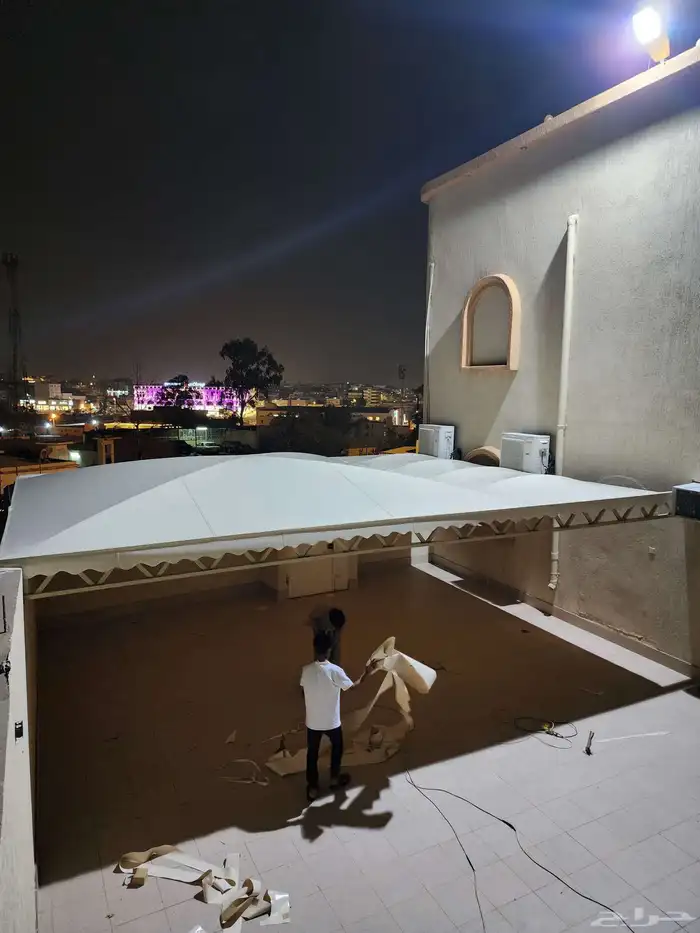 حداد مظلات وسواتر أبها وخميس 6