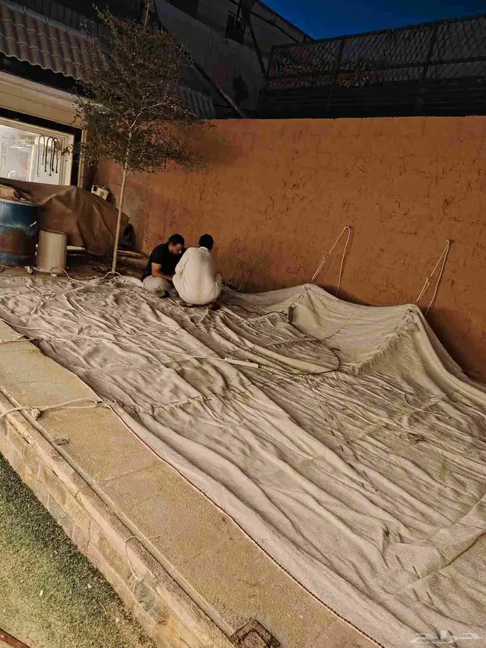 صيانه تلبيس خيام بيوت شعر فك نقل تركيب 2