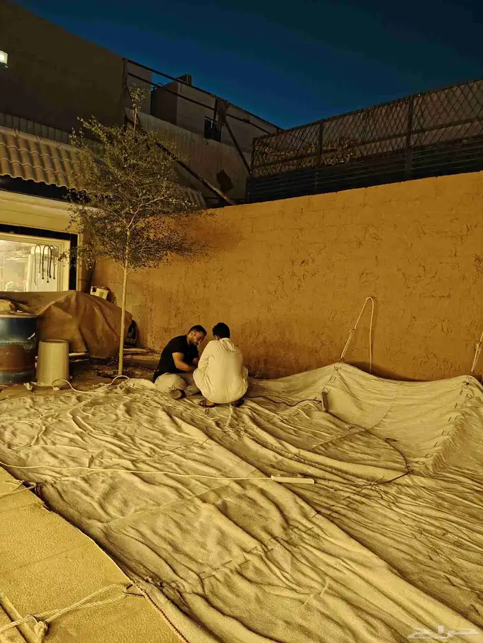 صيانه تلبيس خيام بيوت شعر فك نقل تركيب 1