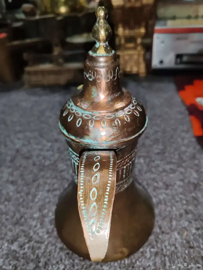 دلة حمصية منقوشة كفو 6