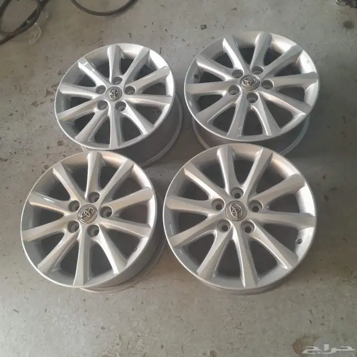 طقم جنوط كامري أصلي وكالة مقاس 16 0