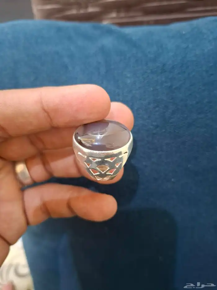 خواتم عقيق فضه يمنيه مميزه جدا 16